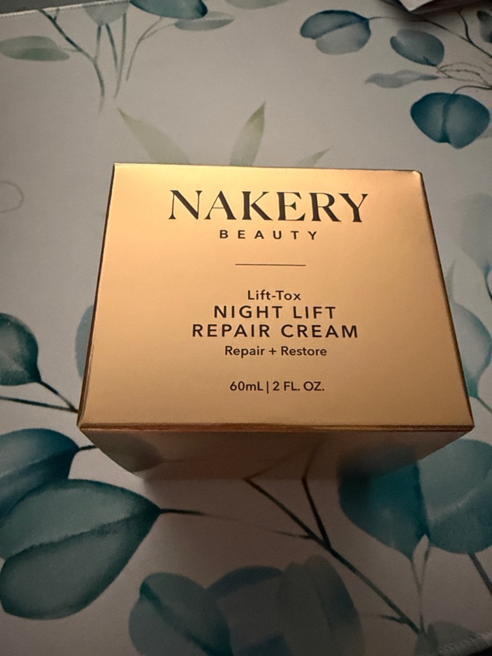Nakery Beauty Lift-Tox Night Lift Repair Cream — Gold